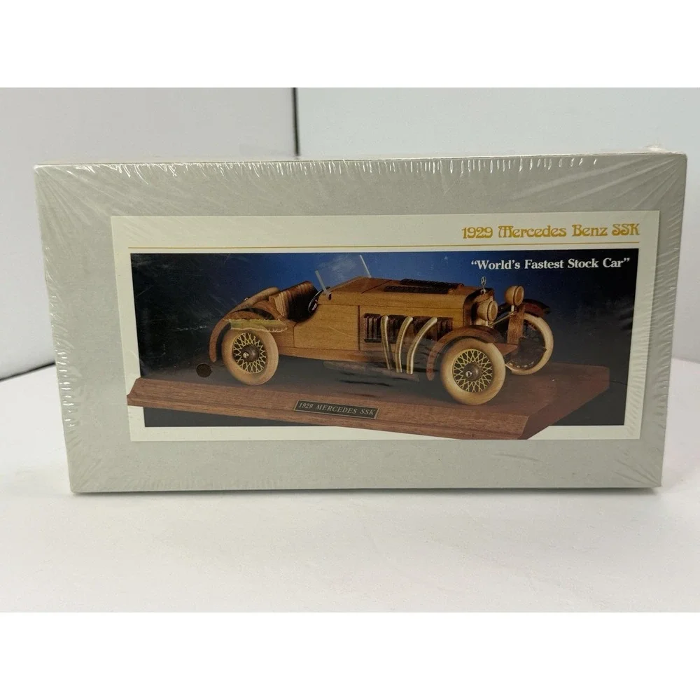 Car Club Of America Wooden Model Kit 1929 Mercedes-Benz‎ SSK Sealed